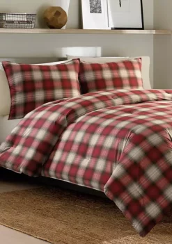 Best Sale 🤩 Eddie Bauer Navigation Plaid Cotton Comforter Sham Set 🎁