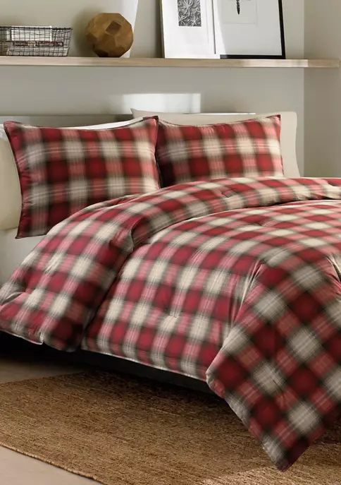 Best Sale 🤩 Eddie Bauer Navigation Plaid Cotton Comforter Sham Set 🎁 3 Best Sale 🤩 Eddie Bauer Navigation Plaid Cotton Comforter Sham Set 🎁
