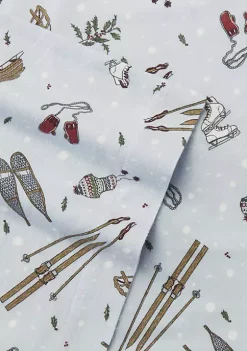Discount 🤩 Eddie Bauer Snow Days Flannel Sheet Set 🔔 -Wonderly Shop Belk 2721