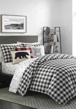 Wholesale 🥰 Eddie Bauer Mountain Plaid Comforter Sham Set ✔️