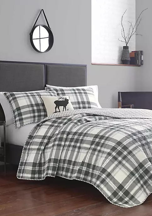 Buy ๐ Eddie Bauer Coal Creek Plaid Cotton Quilt Sets โจ 6 Buy ๐ Eddie Bauer Coal Creek Plaid Cotton Quilt Sets โจ - Image 4