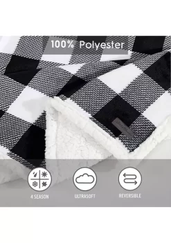 Best deal 🤩 Eddie Bauer Cabin Plaid 1-Piece Ultra Sherpa Blanket 😉 -Wonderly Shop Belk 2769