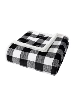 Best deal 🤩 Eddie Bauer Cabin Plaid 1-Piece Ultra Sherpa Blanket 😉 -Wonderly Shop Belk 2772