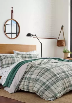 Hot Sale 💯 Eddie Bauer Timbers Plaid Cotton Duvet Cover Set 🛒 -Wonderly Shop Belk 2799