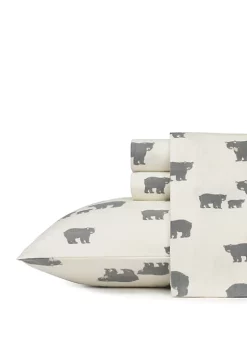 Best Pirce 💯 Eddie Bauer Bear Family Flannel Sheet Set 🔥 -Wonderly Shop Belk 2812