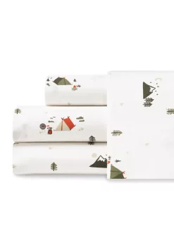 Promo 🧨 Eddie Bauer Cascade Camping Cotton Percale Sheet Set 😀 -Wonderly Shop Belk 2845