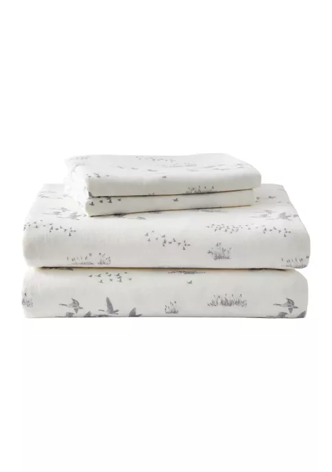 Deals ๐คฉ Eddie Bauer Geese Meadow Flannel Sheet Set โ๏ธ 6 Deals ๐คฉ Eddie Bauer Geese Meadow Flannel Sheet Set โ๏ธ - Image 4