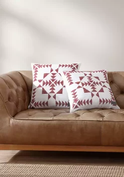 Flash Sale 🌟 Eddie Bauer Arrowhead 100% Cotton Canvas- 2 Piece- Pillow Cover Set 🧨 -Wonderly Shop Belk 2877