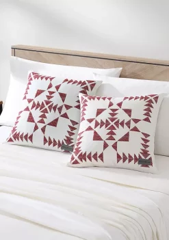 Flash Sale 🌟 Eddie Bauer Arrowhead 100% Cotton Canvas- 2 Piece- Pillow Cover Set 🧨 -Wonderly Shop Belk 2878