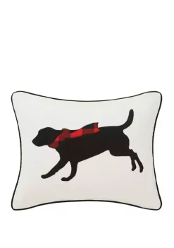 Coupon ✔️ Eddie Bauer Winter Lab Red Decorative Pillow ✔️