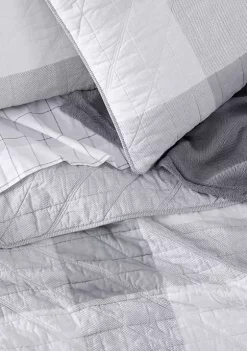 Budget 😀 Eddie Bauer Boulder Plaid 3-Piece Cotton Quilt Set 🔥 -Wonderly Shop Belk 2890