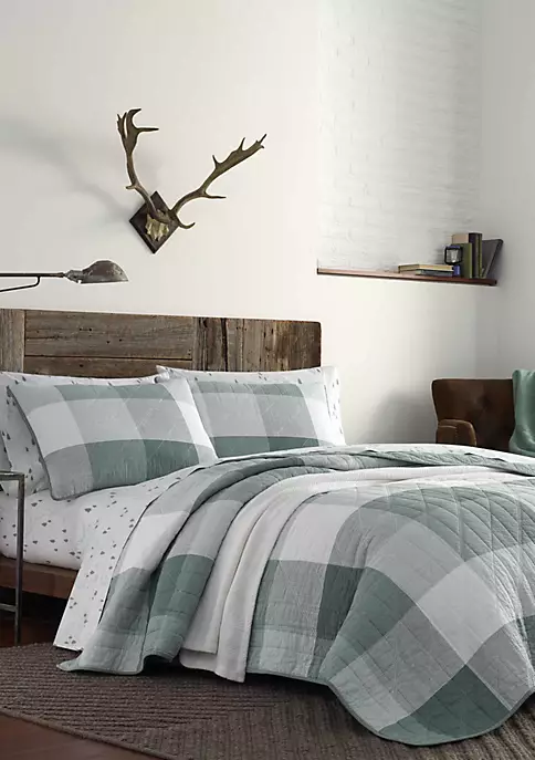 Best deal ๐ Eddie Bauer Boulder Plaid Cotton Quilt Set ๐ 4 Best deal ๐ Eddie Bauer Boulder Plaid Cotton Quilt Set ๐ - Image 2