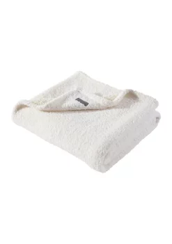 Flash Sale 🧨 Eddie Bauer EB Solid Mingled 1-Piece Sherpa Throw 🎉