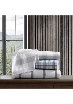 Buy 😍 Eddie Bauer Lakehouse Plaid 4-Piece Cotton Sheet Set ⌛ -Wonderly Shop Belk 2951