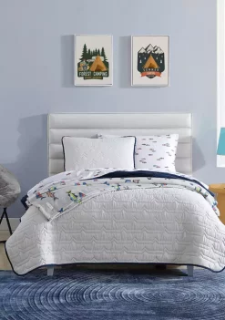 New 🎉 Eddie Bauer Adventure Mountain 2-Piece Quilt Set 🛒 -Wonderly Shop Belk 2978
