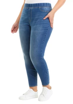 Flash Sale 🎁 Wonderly Plus Size Pull On Skinny 👖 Jeans - Short Length ✔️ -Wonderly Shop Belk 298
