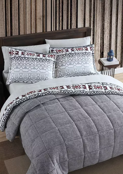 Buy 🤩 Eddie Bauer Clyde Hill Stripe Micro Suede Comforter Set 🥰 5 Buy 🤩 Eddie Bauer Clyde Hill Stripe Micro Suede Comforter Set 🥰 - Image 3