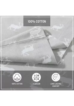 Coupon 💯 Eddie Bauer Elk Grove 3-Piece Cotton Sheet Set ✔️ -Wonderly Shop Belk 3012