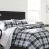 Best Sale 🎁 Eddie Bauer Lewis Plaid Duvet Cover Set ⌛ -Wonderly Shop Belk 3019