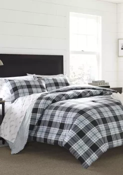 Best Sale 🎁 Eddie Bauer Lewis Plaid Duvet Cover Set ⌛ -Wonderly Shop Belk 3021