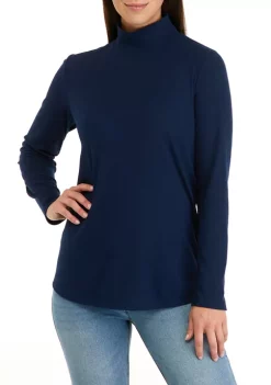 Brand new 🎉 Wonderly 👩 Women's Long Sleeve Mock Neck Top 🛒 -Wonderly Shop Belk 308