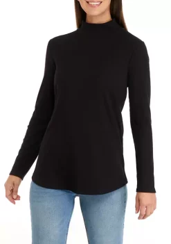 Brand new 🎉 Wonderly 👩 Women's Long Sleeve Mock Neck Top 🛒 -Wonderly Shop Belk 309