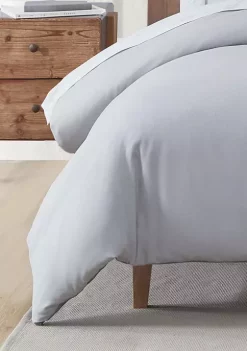 Hot Sale ⌛ Eddie Bauer Herringbone 2-Piece Solid Reversible Duvet Cover Set 🎉 -Wonderly Shop Belk 3092