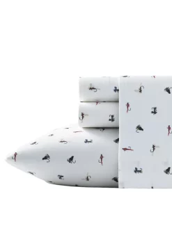 Hot Sale 🧨 Eddie Bauer Fishing Flies Cotton Sheet Set ✔️ -Wonderly Shop Belk 3107