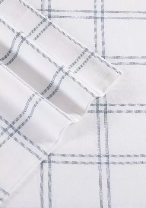 Top 10 ❤️ Eddie Bauer Westridge Plaid 4-Piece Cotton Flannel Sheet Set ✔️ 5 Top 10 ❤️ Eddie Bauer Westridge Plaid 4-Piece Cotton Flannel Sheet Set ✔️ - Image 3