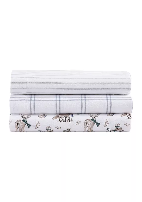 Top 10 ❤️ Eddie Bauer Westridge Plaid 4-Piece Cotton Flannel Sheet Set ✔️ 6 Top 10 ❤️ Eddie Bauer Westridge Plaid 4-Piece Cotton Flannel Sheet Set ✔️ - Image 4