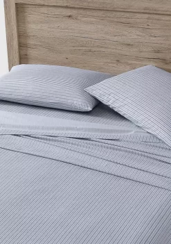 Deals ⭐ Eddie Bauer Ticking Stripe 4-Piece Sheet Set 🧨 -Wonderly Shop Belk 3129
