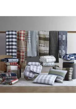 Cheap ⌛ Eddie Bauer Jetty Island Plaid 3-Piece Cotton Quilt Set 🛒 -Wonderly Shop Belk 3160
