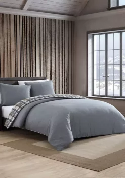 Outlet ✔️ Eddie Bauer Richmond 2-Piece Duvet Cover Set 💯 -Wonderly Shop Belk 3187