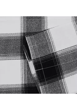 Budget ✔️ Eddie Bauer Canyon Plaid Pole Top Window Valance 👏 -Wonderly Shop Belk 3196