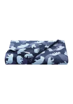 Flash Sale ⭐ Eddie Bauer Kids Camp Camo Fleece Blanket ✨ -Wonderly Shop Belk 3210