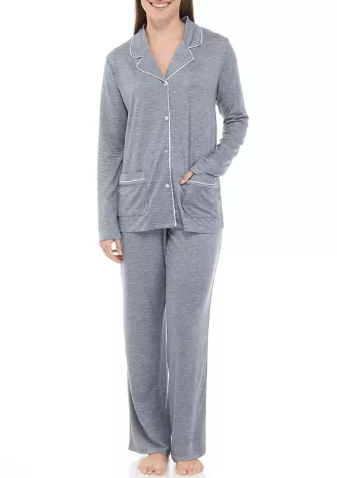 Budget 🔥 Wonderly Notch Pajama Set 🎉 7 Budget 🔥 Wonderly Notch Pajama Set 🎉 - Image 5