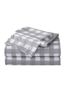 Brand new ⌛ Eddie Bauer Lakehouse Plaid Cotton Sheet Set ⌛