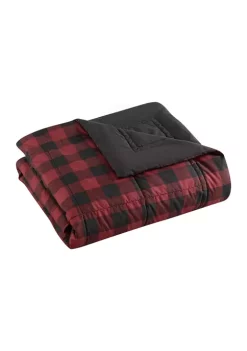 Outlet 🤩 Eddie Bauer Mountain Plaid Plush Throw Blanket 💯