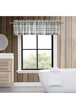 Hot Sale 💯 Eddie Bauer Fall Creek Plaid Pole Top Window Valance 🛒 -Wonderly Shop Belk 3269