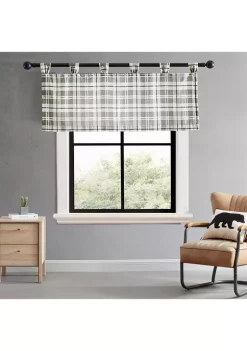 Buy 🌟 Eddie Bauer Fall Creek Plaid Tab Top Window Valance ✨ -Wonderly Shop Belk 3297