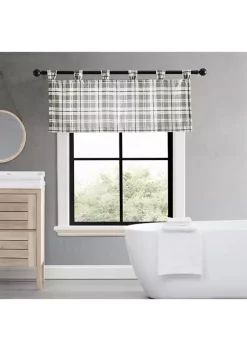 Buy 🌟 Eddie Bauer Fall Creek Plaid Tab Top Window Valance ✨ -Wonderly Shop Belk 3298