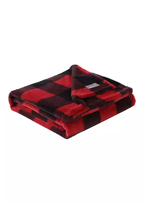 Deals 🔥 Eddie Bauer Cabin Plaid Fur Like 2 Piece Throw & Pillow Set ✨ 5 Deals 🔥 Eddie Bauer Cabin Plaid Fur Like 2 Piece Throw & Pillow Set ✨ - Image 3