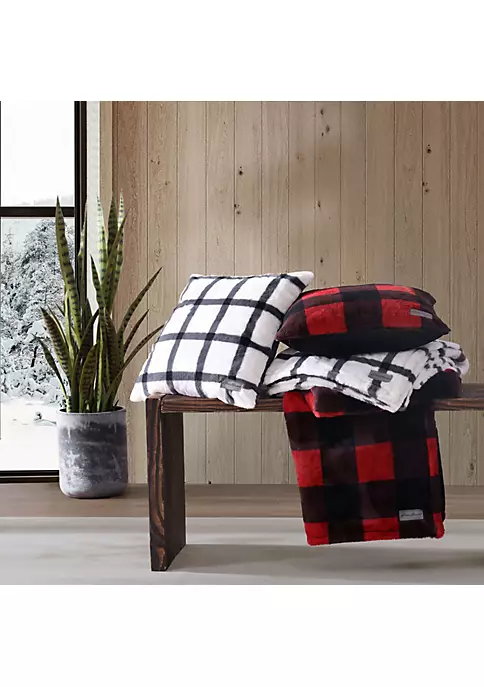 Deals 🔥 Eddie Bauer Cabin Plaid Fur Like 2 Piece Throw & Pillow Set ✨ 8 Deals 🔥 Eddie Bauer Cabin Plaid Fur Like 2 Piece Throw & Pillow Set ✨ - Image 6
