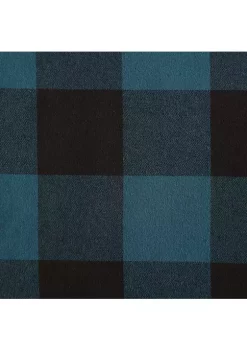 Budget 🤩 Eddie Bauer Cabin Plaid 100% Cotton Flannel 2 Piece Throw & Pillow Set 🔥 -Wonderly Shop Belk 3337