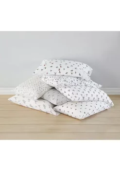 Outlet 🧨 Eddie Bauer Animal Tracks 3-Piece Cotton Sheet Set 😉 -Wonderly Shop Belk 3347
