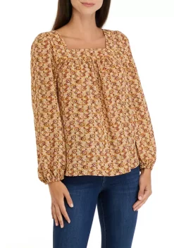 Best deal 😀 Wonderly 👩 Women's Long Sleeve Square Neck Airflow Top 😉 10 Best deal 😀 Wonderly 👩 Women's Long Sleeve Square Neck Airflow Top 😉 -Wonderly Shop Belk 343
