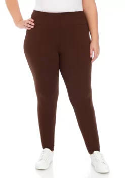 Discount 🔔 Wonderly Plus Size Ponte Leggings 👏 -Wonderly Shop Belk 350