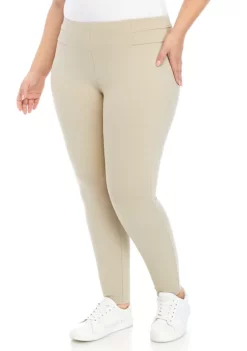 Discount 🔔 Wonderly Plus Size Ponte Leggings 👏 -Wonderly Shop Belk 351
