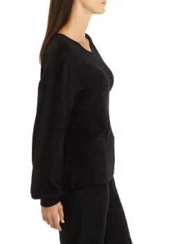 Coupon ⭐ Wonderly Studio 👩 Women's Terry Crew Neck Pullover ❤️ -Wonderly Shop Belk 356