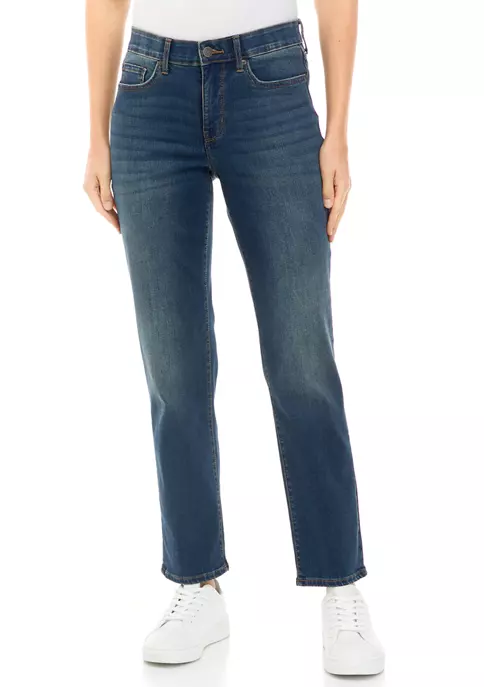New 👏 Wonderly 👩 Women's Mid Rise Straight 👖 Jeans - Short 🛒 3 New 👏 Wonderly 👩 Women's Mid Rise Straight 👖 Jeans - Short 🛒